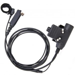 Finger Microphone Adapter U94 Tactical PTT Cable for Sepura Stp8000 Stp8030 Stp8035 STP8038 STP8080 Radios