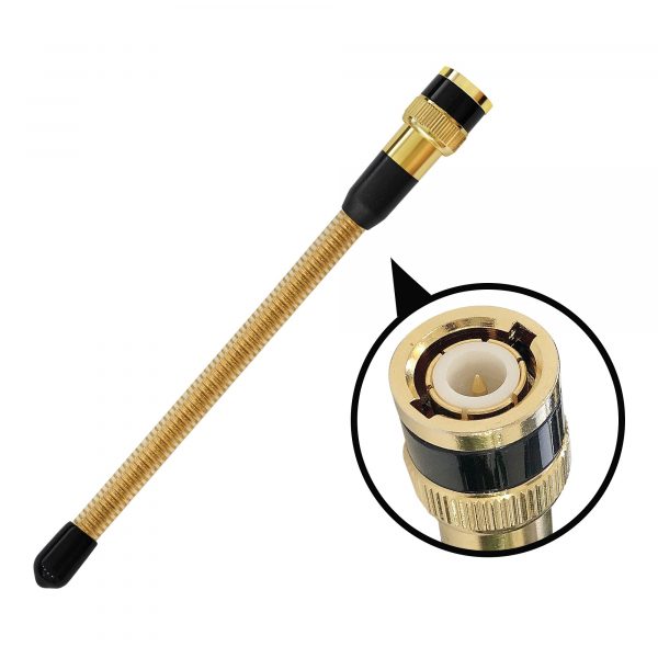 New Golden Antenna For ICOM IC-V82 IC-V85 IC-V85E IC-T3H IC-V80 BNC VHF Antenna - Image 3