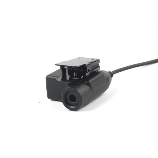 3.5mm 1 Pin 2 ways Radios Earpieces Adapter U94 PTT for YAESU VERTEX Walkie Talkie - Image 3