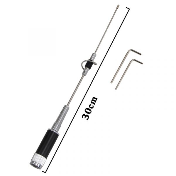 CR77 High Gain Antenna Dual Band CR-77 Antenna VHF UHF PL259 Magnetic Mount Base 100W Mobile Radio Mast   - Image 2