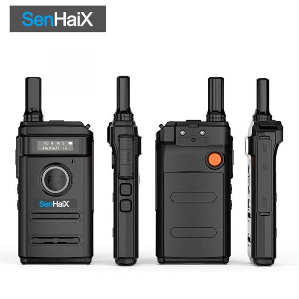 2pcs SenHaiX 1510 UHF 400-470MHz Thin Lightweight Small Mini Radio Dual PTT Hotel Outdoor Two Way Ham Radio - Image 2