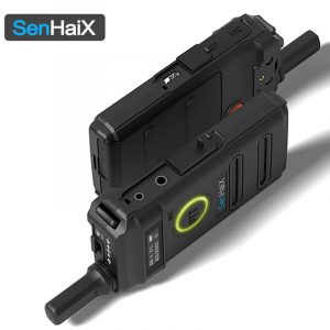 2pcs SenHaiX 1510 UHF 400-470MHz Thin Lightweight Small Mini Radio Dual PTT Hotel Outdoor Two Way Ham Radio
