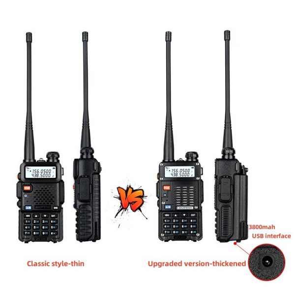 Baofeng BF-F8HP Large 3800mAh 8W Portable Dual Band FM Transceiver - Image 3
