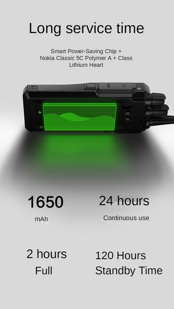 2pcs SenHaiX 1510 UHF 400-470MHz Thin Lightweight Small Mini Radio Dual PTT Hotel Outdoor Two Way Ham Radio - Image 3