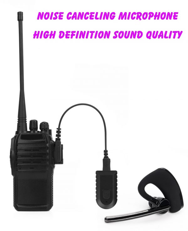 Walkie Talkie Wireless Bluetooth Headset Two Way Radio Wireless Headphone BT Earpiece For Yaesu Vertex VX-6R VX6R VX7R FT-270 - Image 2