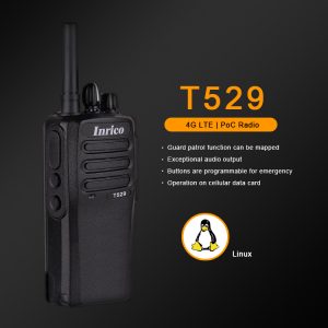 Inrico T529 Government Network Radio 4G LTE PoC Radio SIM card with GPS Button PTT Over Cellular CE FCC ROHS