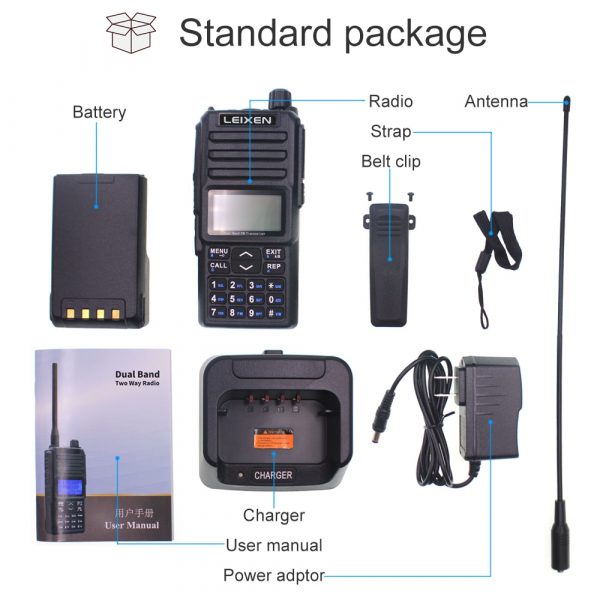 NEW LEIXEN UV-25D Walkie Talkie 20W Dual Band 136-174 & 400-470MHz Radio Long distance Amateur Radio - Image 4