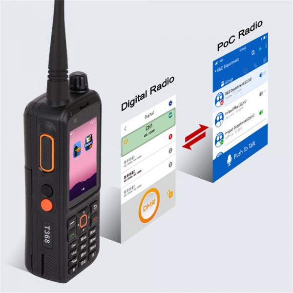 Inrico T368 4G LTE GPS Poc Radio DMR PTT Two Way Radio Dual SiM Card Wifi Walkie Talkie with Camera Touch Screen - Image 2