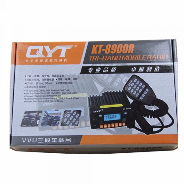 QYT KT-8900R 25W Tri-Band Transceiver 136~174&240-260&400~480MHz Car Mobile UV Two Way Radio - Image 6