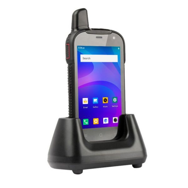 Talinfone F100 4 Inch SOS Button Android PoC Radio Zello PTT 4G Walkie Talkie NFC Phone + PTT Headset + Desktop Charger Dock + Belt Clip - Image 3