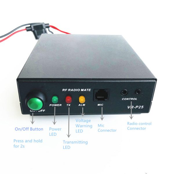 VR-P25V/VR-P25U VHF UHF Digital Analog Walkie Talkie Amplifier RF Radio Mate Signal Booster 30-40W - Image 4