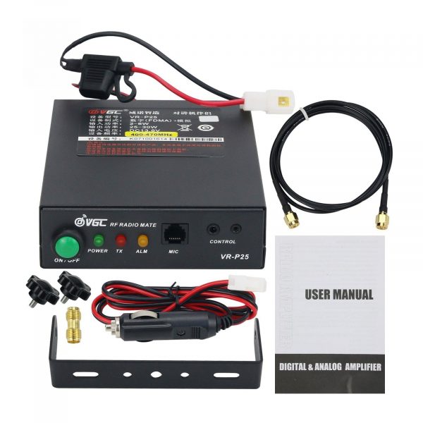 VR-P25V/VR-P25U VHF UHF Digital Analog Walkie Talkie Amplifier RF Radio Mate Signal Booster 30-40W