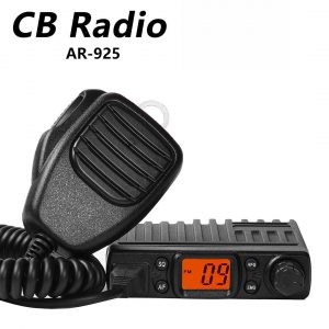 AR-925 Citizen Band Car Transceiver 27MHz 4/8W AM/FM Mini Mobile CB Radio Shortwave HF Walkie-talkie 25.615-30.105MHz 10 Meter Amateur (Albrecht AE-6110)