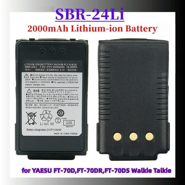 Replacement Battery for YAESU FT-70D FT-70DR FT-70DS Portable Radios Rechargeable Batteries