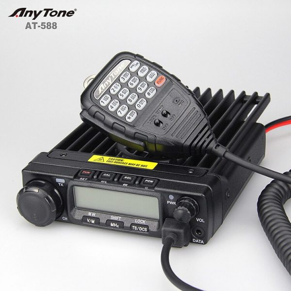 Anytone AT-588 UHF 400-490Mhz Mobile Radio AT588 Anytone High power 45W  Car Transceiver