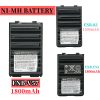 Upgraded 1800mAh FNB-V57 Replacement Batteries for Yaesu Vertex Standard Horizon Two way Radios Spare Battery