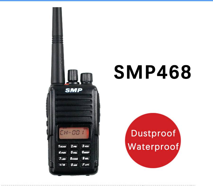 Motorola SMP468 Waterproof DTMF Digital DMR Portable FM Radio