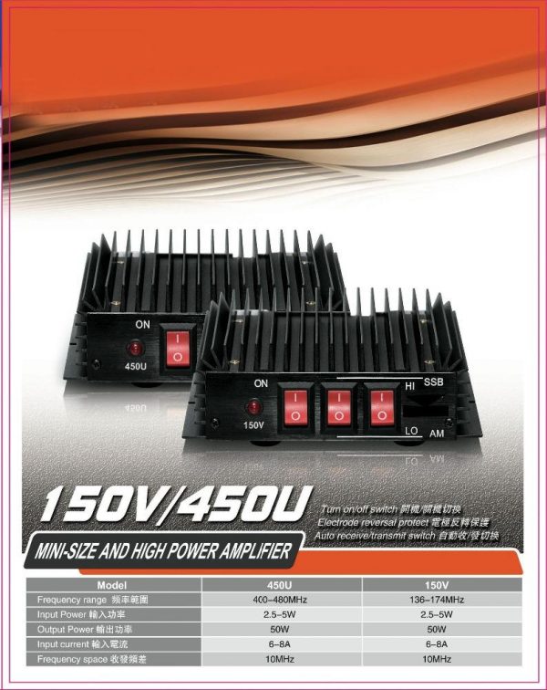 Baojie BJ-450U 50W UHF High Power Amplifier - Image 5