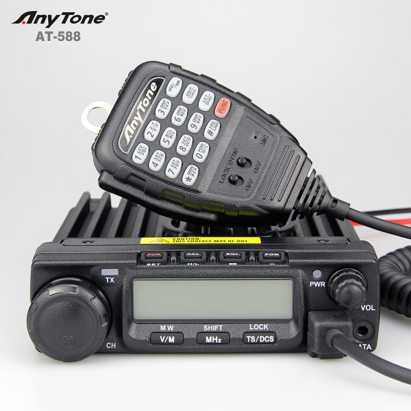Anytone AT-588 VHF 220-260MHz Vehicle Mounted Mobile Radio Transceiver Anytone AT588