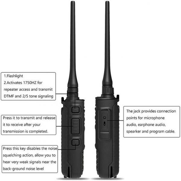 TYT TH-UV88 Two Way Radio Dual Band UHF VHF Handheld Walkie Talkie DOT-MATRIX LCD Screen Scrambler DTMF COMP - Image 2
