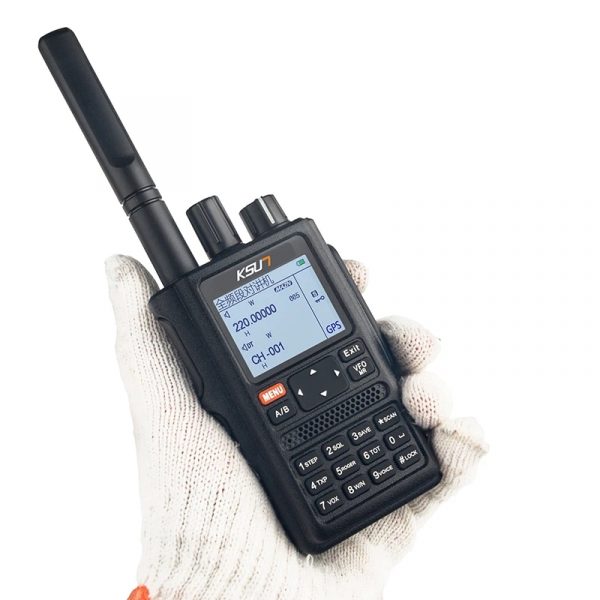 KSUN X-UV98D 10W Walkie-Talkie Full Screen GPS Positioning Display Multi-function Handheld Outdoor Walkie-Talkie - Image 4