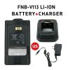 Batteries Charger Rapid Desktop for Vertex Standard VX450 VX451 VX454 VX459 etc Battery with Belt Clip 2400mAh - Image 2