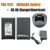 Battery Charger Desktop for Vertex VX231 VX228 VX230 VX234 etc Radio Rechargeable Battery Replacement Batteries - Image 2