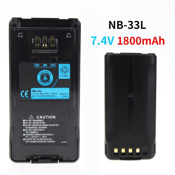 High Quality NB-33L 1800MAH Li-ion Replacement Battery For Kenwood TK-3185 TK2180 TK3180 KNB-33L NX-210 Radio bateria