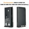 Kenwood TK260 TK260G TK2100 TK360 TK370G TK3100 etc Radios KNB-15H 2100mAh Battery Replacement Batteries - Image 3