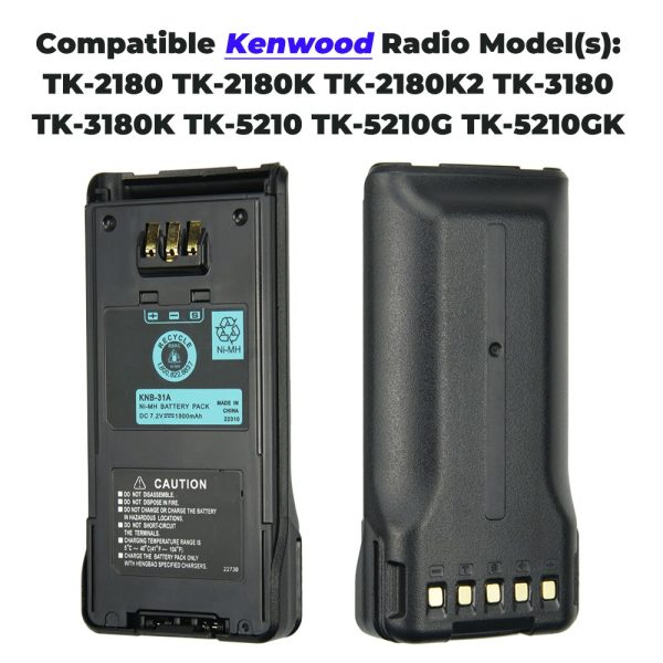 Desktop Charger 1800mah Battery For KENWOOD TK-2180 TK-3180 TK-5210 TK-5310 etc Two Way Radio - Image 4