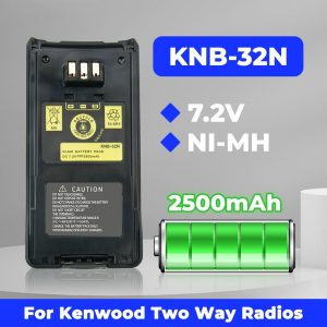 KNB-31A KNB-32N 2500mAh Battery for KENWOOD NX-210 NX-210G NX-410 NX-411 TK-2180 TK-3180 TK-5210 TK-5310 Radios Replacement Battery