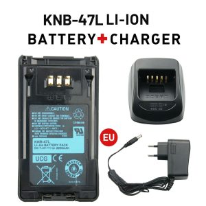 Battery Charger Desktop KNB-47L 2200mAh Battery for Kenwood TK-5220 TK-5320 NEXEDGE NX-200 NX-300 etc