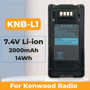 2000mAh KNB-L1 Battery for Kenwood VP6430 TK-5320 NX-5000 NX-5200 NX-5300 NX-5400 Series Two Way Radios Replacement Battery
