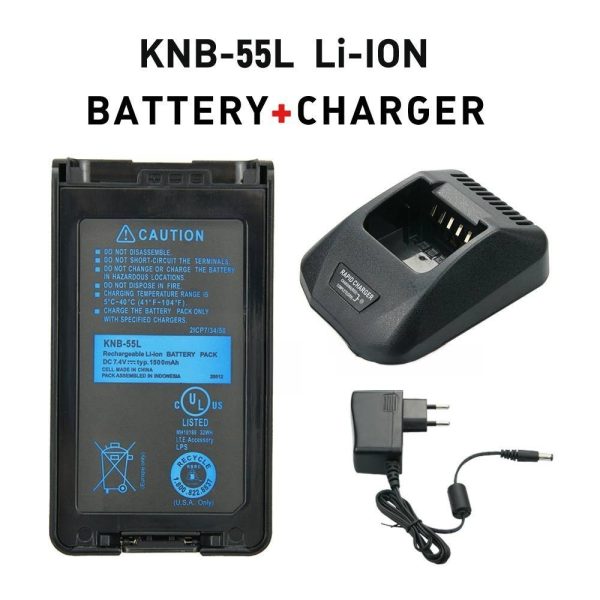 Desktop Battery Charger with Battery for Kenwood TK-3360 TK-3160 TK-2170 TK-3173 TK-3170 TK-2360 NX-320 TK-3140 TK-2160 - Image 2
