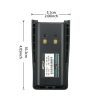 Ham Radios Replacement Battery for Kirisun FP-560 PT-560 KB-56C KBC-56C Li-Ion 1700mAh - Image 2