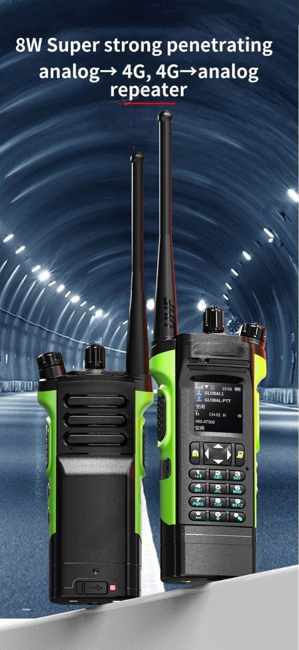 Military Intercom XL6500 GPS POC UHF 4G LTE SIM Card Two-way Radio Long Range Phones Telecommunications Police