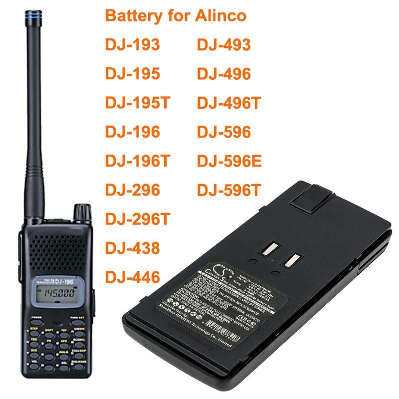 Spare Replacement 700mAh Battery for ALINCO DJ-193,DJ-195,DJ-195T,DJ-196,DJ-196T,DJ-296,DJ-296T,DJ-438,DJ-446,DJ-493,DJ-496,DJ-496T