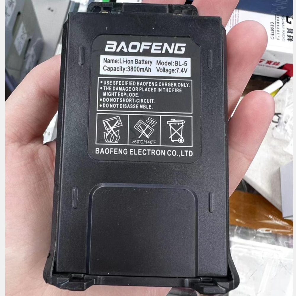 Type-C 3800mAh Battery For Baofeng 5R UV-5RA UV-5RE BF-F8 BF-F8HP etc - Image 4