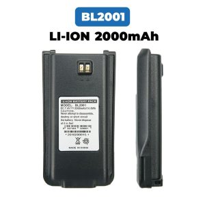 HYT BL2001 Battery 7.4V 2000mAh Li-ion Replacement Battery for Hytera TC-610 TC-610P TC-618 TC-620 TC-626 Two Way Radio Battery
