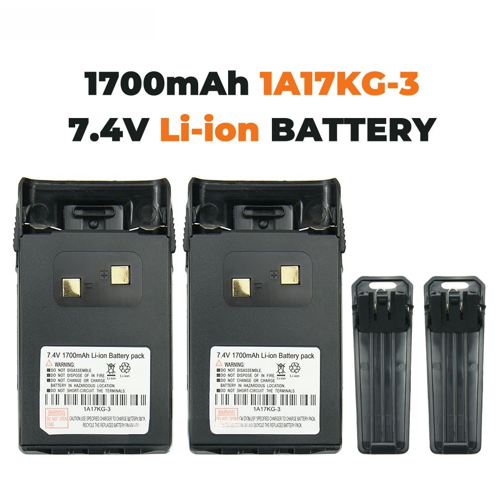 WouXun KG-UVD1P KG-UV6D KG-659 KG-699 KG-689 Two Way Radio Battery with Belt Clip