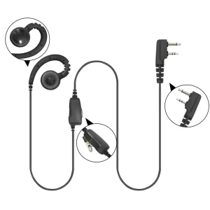 For ICOM IC-F33 F34 F43 F44 IC-F3021 F3022 F3023 F3026 etc PTT Swivel Headset