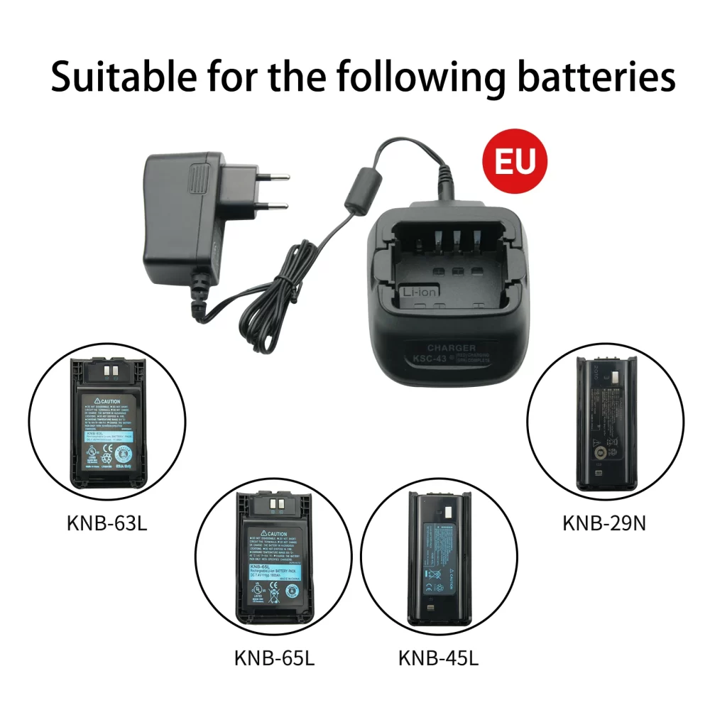 10PCS KSC-43 Li-ion Ni-MH KNB-29N KNB-45L KNB-63L Battery Charger for Kenwood Radio - Image 3