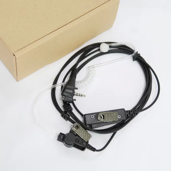 Vertex Radios Air Acoustic Tube Surveillance Earphone for VX131 VX231 VX261 VX351 VX354 VX450 VX429 etc - Image 2