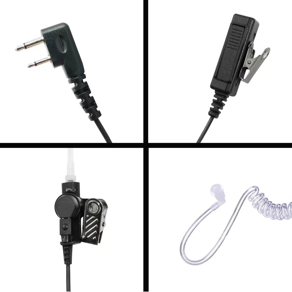 2-pins Surveillance Acoustic Tube Headphone for for ICOM F3001 IC-F3002 IC-F3003 IC-F3011 IC- F4011 IC-F25 IC-V80E IC-V82 IC-V85 F24 Radio - Image 3