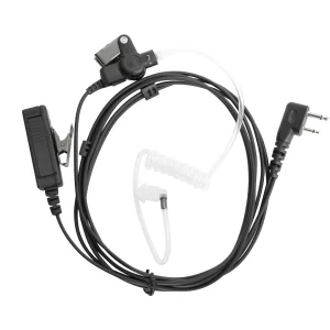 2-wire Acoustic Tube Surveillance Kit Headset 2pins Earpiece for ICOM F3001 IC-F3002 IC-F3003 IC-F3011 IC- F4011 IC-F25 IC-V80E IC-V82 IC-V85 F24 Radio