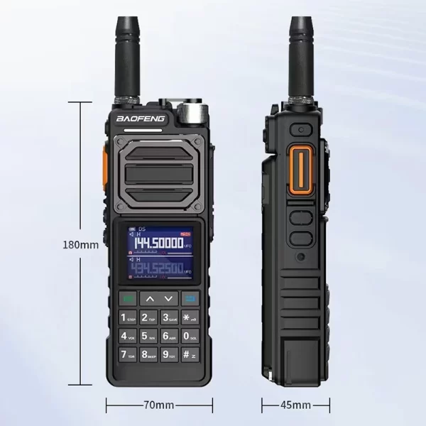 Baofeng UV-25L Tri-Band Copy Frequency Long Range Walkie Talkie Ham Radio BF-UV25L High Powerful Portable Type-C Outdoor Two Way Radio - Image 4