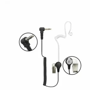 New 1Pin Headset for Most Radios with 3.5mm iPod, iPod Nano for Shoulder microphone For MP3 player, phone, FM/AM radio etc