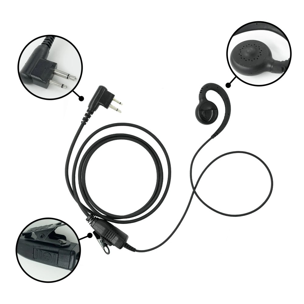 Earpiece For Motorola DTR550 DTR650 CLS1110 CLS1410 CLS1413 CLS1450 RDU2020 RDU2080D Two Way Radio Earphone - Image 6