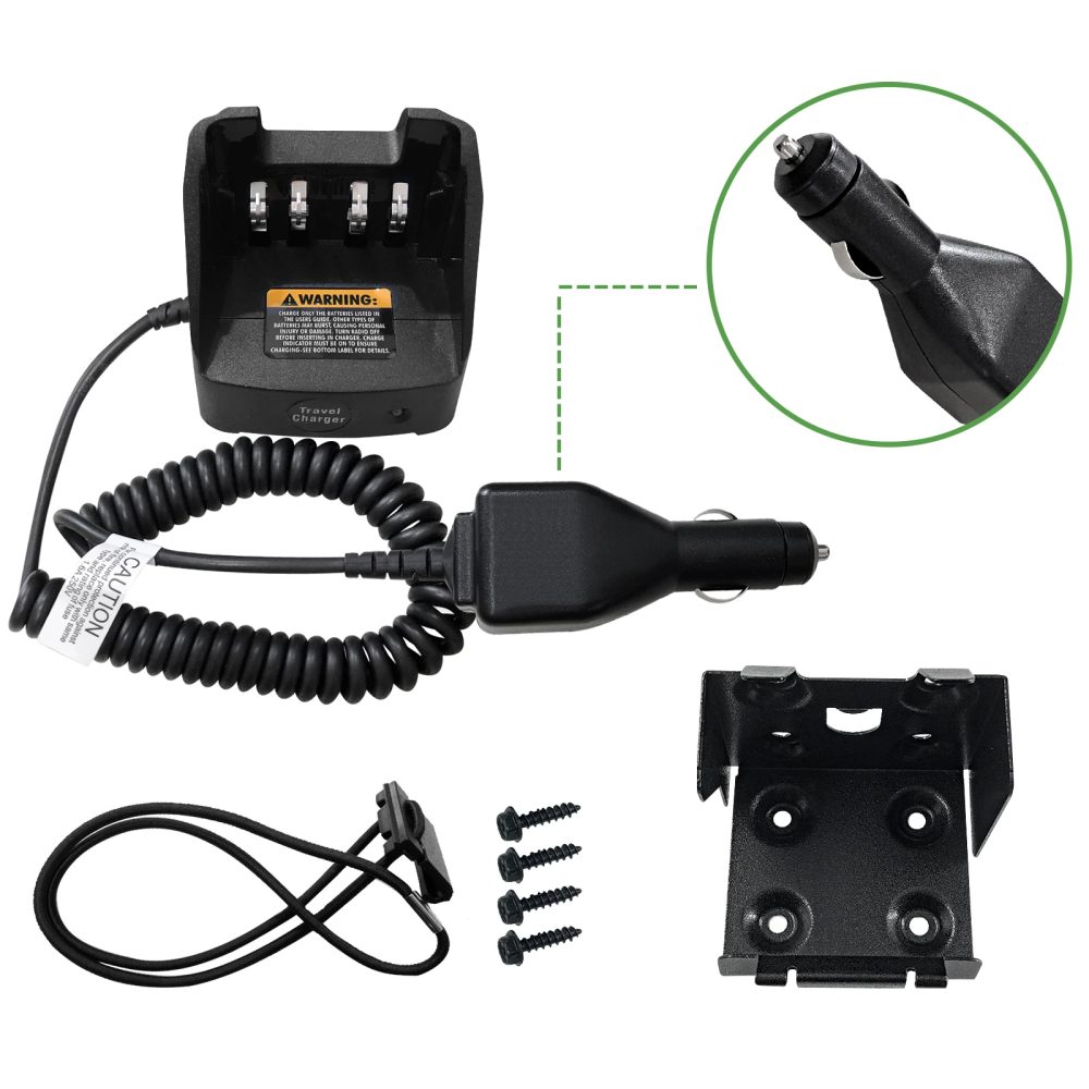 NNTN8525 Travel Car Charger For DP4800 DP4801 APX4000 XPR3500 XPR6350 XPR6550