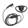 D Shape Ear Hook Earphone with PTT Mic for ICOM IC-F3011 F4011 F3001 F4001 F1000 F2000 F321 F4210 F3230 Radio